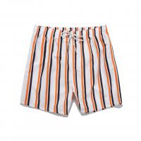 Polyester Men Beach Shorts & loose striped PC