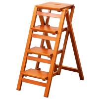 Solid Wood Multifunction Step Ladder Solid PC