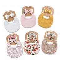 Leinen Baumwolle Baby Lätzchen, unterschiedliche Farbe und Muster für die Wahl,  Festgelegt