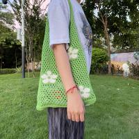 Polyester Tote Bag Woven Shoulder Bag hollow PC