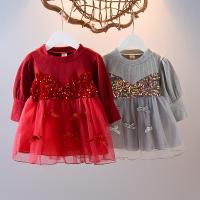 Cotone Dívka Jednodílné šaty Patchwork più colori per la scelta kus