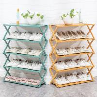 Bamboo Multilayer Shoes Rack Organizer PC