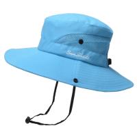 Cotton polyester fabrics foldable Outdoor Sun Hat sun protection & for women plain dyed Solid PC