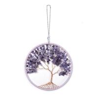 Copper Wire & Crystal & Iron Hanging Ornament for home decoration handmade PC