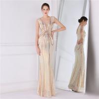 Sequin & Polyester Waist-controlled & Mermaid Long Evening Dress PC