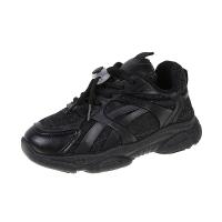 Cloth & Rubber front drawstring & Low Cut Children Sport Shoes dripping plastic Pair