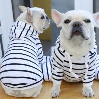 Polyester Pet Dog Clothing striped PC