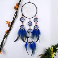 Feather Creative Dream Catcher Hanging Ornaments handmade blue PC