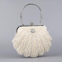 Synthetic Leather Clutch Bag soft surface & with rhinestone Solid PC
