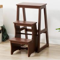 Solid Wood Multifunction Step Ladder Solid PC