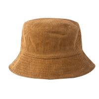 Corduroy foldable Bucket Hat for women plain dyed Solid : PC