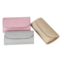 Elastic Cloth & Sequin & Polyester cross body Clutch Bag soft surface Solid PC
