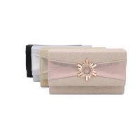 Satin & Polyester Box Bag & Evening Party Clutch Bag flower shape PC