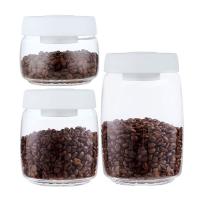 Glass Waterproof Sealing Can for storage & three piece Set