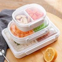 Polypropylene-PP & Silicone Lunch Box durable & portable transparent PC