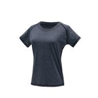 Polyester Quick Dry Women Sports Top & loose patchwork Solid PC