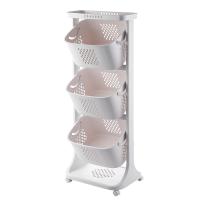 Polypropylene-PP Storage Rack with pulley & dustproof PC