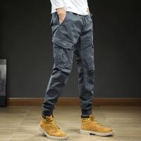 Cotton Men Casual Pants & skinny Solid PC