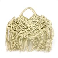 Straw Woven Tote soft surface Solid PC