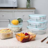 Soda-lime Glass Food Container durable  PC
