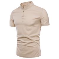 Cotton Slim & Plus Size Men Short Sleeve T-Shirt Solid PC