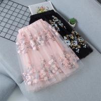 Polyester lace Girl Skirt Gauze floral PC
