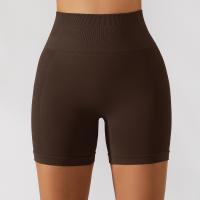 Polyamide & Nylon High Waist Women All-Match Shorts lift the hip & skinny & breathable Solid PC