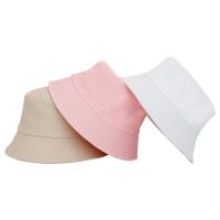 Cotton Bucket Hat sun protection & unisex patchwork Solid PC