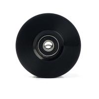 PU Rubber Skate Wheels Solid black PC