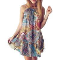 Cotton One-piece Dress & loose printed PC