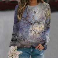 Coton Sweatshirts femmes Imprimé plus de couleurs pour le choix pièce