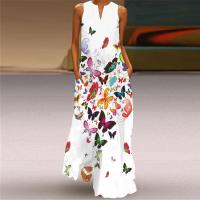 Polyester Einteiliges Kleid, Gedruckt, unterschiedliches Muster zur Auswahl,  Stück