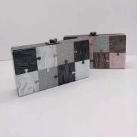 Acrylic hard-surface & Box Bag Clutch Bag patchwork PC