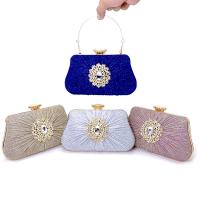 Cloth & Metal Evening Party Clutch Bag with rhinestone PC
