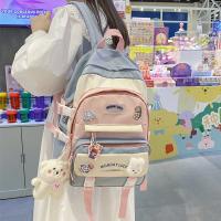 Nylon Backpack Cute & large capacity & soft surface PC