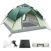 Silver Coated Fabric & Polyester Taffeta automatic & Waterproof Tent portable & sun protection Fiberglass PC
