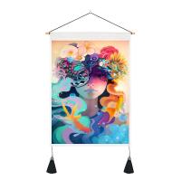 Polyester and Cotton Creative Tapestry Wall Hanging PC