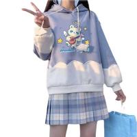 Polyester Girl Clothes Set & two piece skirt & top printed Cartoon Set