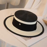 Straw Sun Protection Straw Hat sun protection & breathable Solid PC
