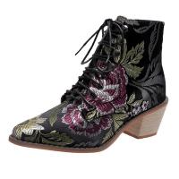 Cloth heighten Women Martens Boots & breathable floral PC