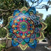 Acero inoxidable Ornamentos de Windbell, multicolor,  trozo