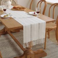 Polyester Tassels Table Cloth & hollow PC