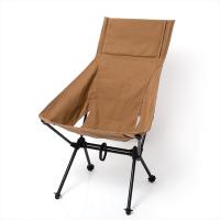 Cationic Fabric & Aluminium Alloy Outdoor Foldable Chair portable Solid khaki PC