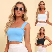 Polyester Slim Tank Top backless Solid PC