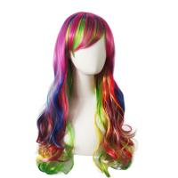 High Temperature Fiber Wig Can NOT perm or dye & general multi-colored PC