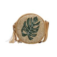 Straw Weave Woven Shoulder Bag soft surface PC
