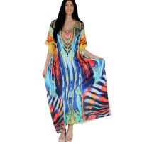 Polyester long style Beach Dress loose printed : PC