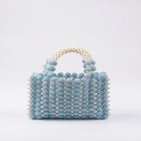 String beads hard-surface & Evening Party Handbag PC