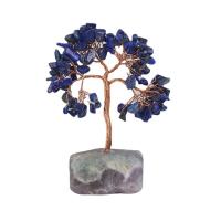 Copper Wire & Gemstone Rich Tree Decoration for home decoration tree pattern PC