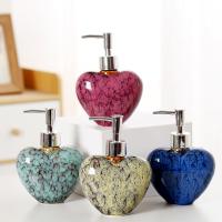 Céramique Bouteille de savon Handmade plus de couleurs pour le choix pièce